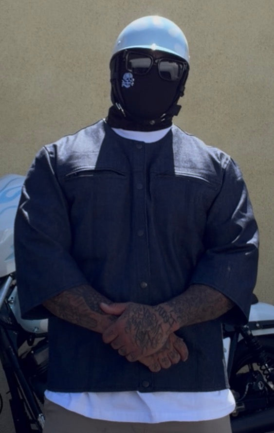 DENIM 3/4 SLEEVE