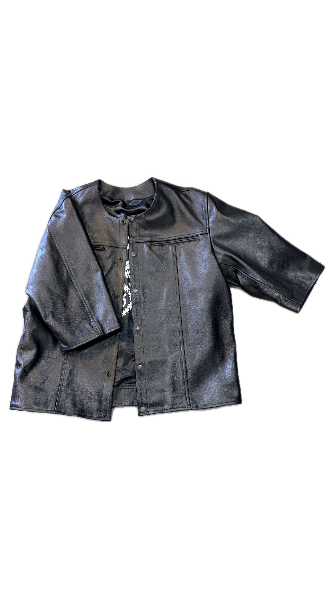 LEATHER 3/4 SLEEVE