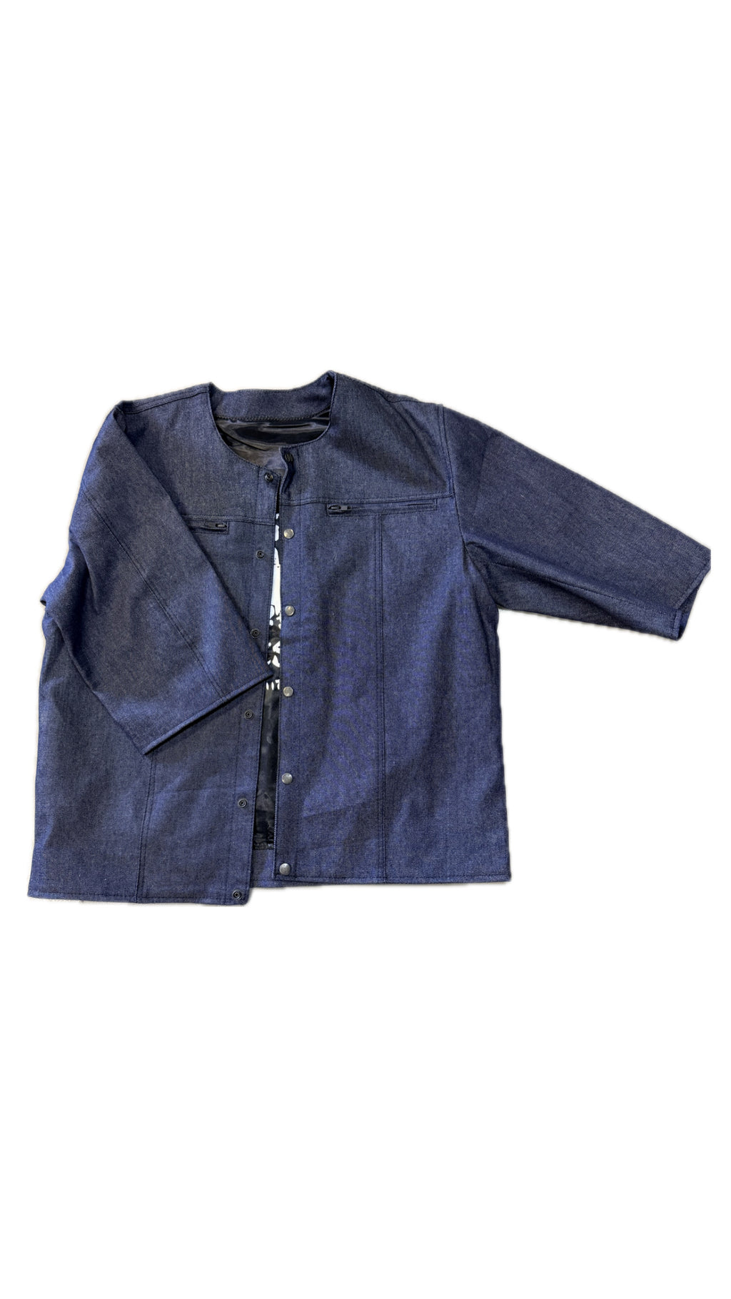 DENIM 3/4 SLEEVE